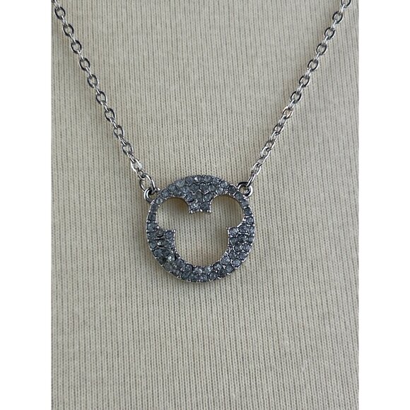 Disney Mickey Mouse Silver-Tone Necklace Adjustable Chain - Picture 2 of 7